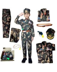 Kids Army Officer Fancy Dress Costume – Authentic Uniform (S‑XXL)