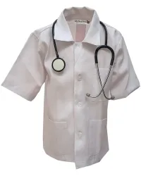 Doctor Fancy Dress Costume for Kids with Stethoscope (S–XXL) – Inspire Future Healers!